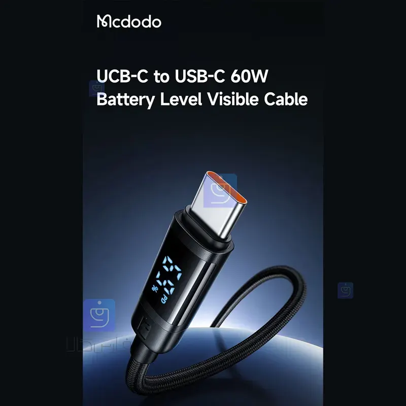 کابل شارژ سریع تایپ‌سی 60 وات مک‌دودو CA-5780 | فارس کالا