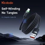 کابل شارژ سریع لایتنینگ 3 آمپر مگنتی مدل MCDODO CA-6000