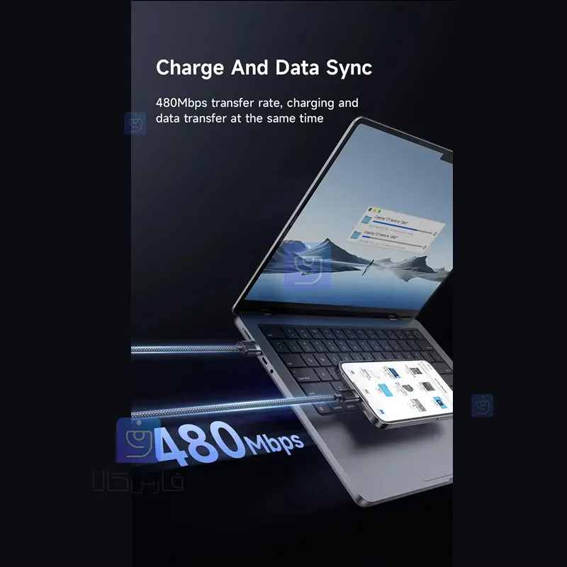 کابل شارژ لایتنینگ مگنتی 3 آمپر مک‌دودو CA-6000 | فارس کالا