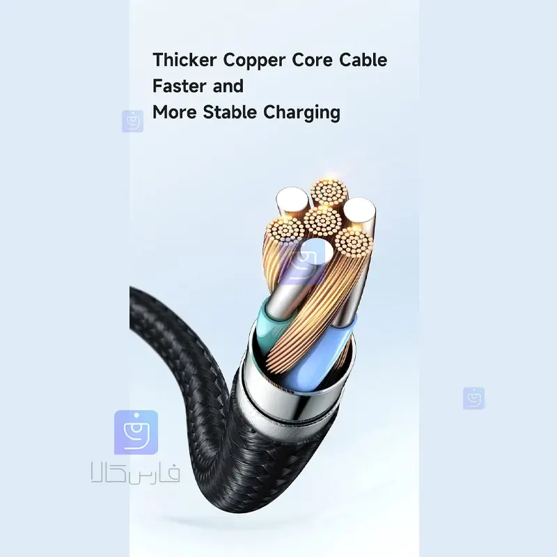 کابل شارژ سریع لایتنینگ 3 آمپر مک‌دودو مدل CA-6490 | فارس کالا