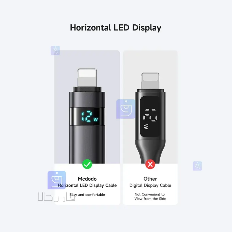 کابل شارژ سریع لایتنینگ 3 آمپر مک‌دودو مدل CA-6490 | فارس کالا