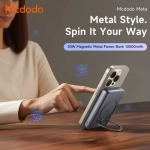پاوربانک وایرلس شارژر 20 واتی 10000 مک‌دودو مدل MCDODO MC-8371