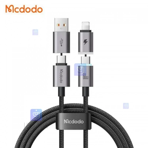 کابل شارژ چندسر 60 وات مگنتی 4 کاره مک دودو – MCDODO CA-6560