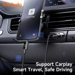 کابل شارژ سریع لایتنینگ 3 آمپر قطع کن اتومات مدل MCDODO CA-6590