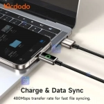 کابل شارژ سریع لایتنینگ 3 آمپر قطع کن اتومات مدل MCDODO CA-6590