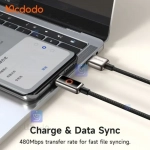 کابل شارژ سریع USB به تایپ سی 100 وات قطع کن اتومات مدل MCDODO CA-6650