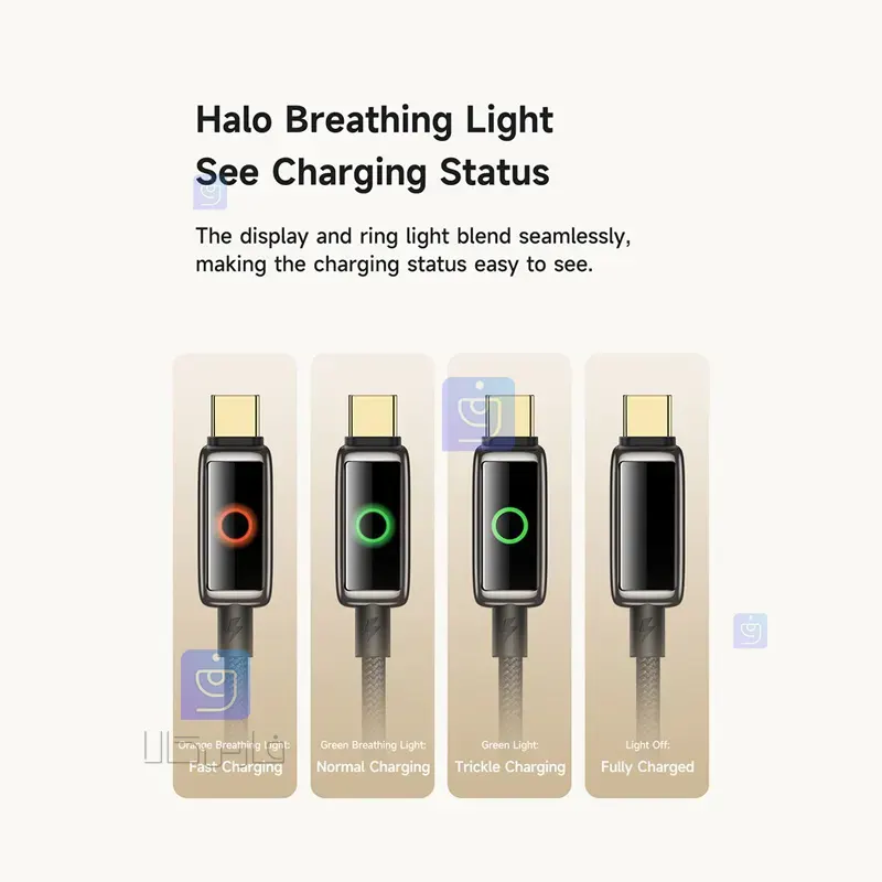 کابل شارژ سریع USB به تایپ سی 100 وات قطع کن اتومات مدل MCDODO CA-6650 MCDODO CA 6650 100W USB to Type C Fast Charging Cable 10 کابل شارژ USB به تایپ سی 100 وات مکدودو CA-6650 | فارس کالا