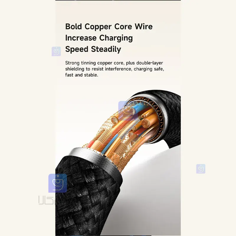 کابل شارژ سریع USB به تایپ سی 100 وات قطع کن اتومات مدل MCDODO CA-6650 MCDODO CA 6650 100W USB to Type C Fast Charging Cable 4 کابل شارژ USB به تایپ سی 100 وات مکدودو CA-6650 | فارس کالا