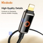 کابل شارژ سریع تایپ سی به لایتنینگ قطع‌کن اتومات مدل MCDODO CA-6670