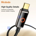کابل شارژ سریع تایپ سی به تایپ سی قطع کن اتومات مدل MCDODO CA-668