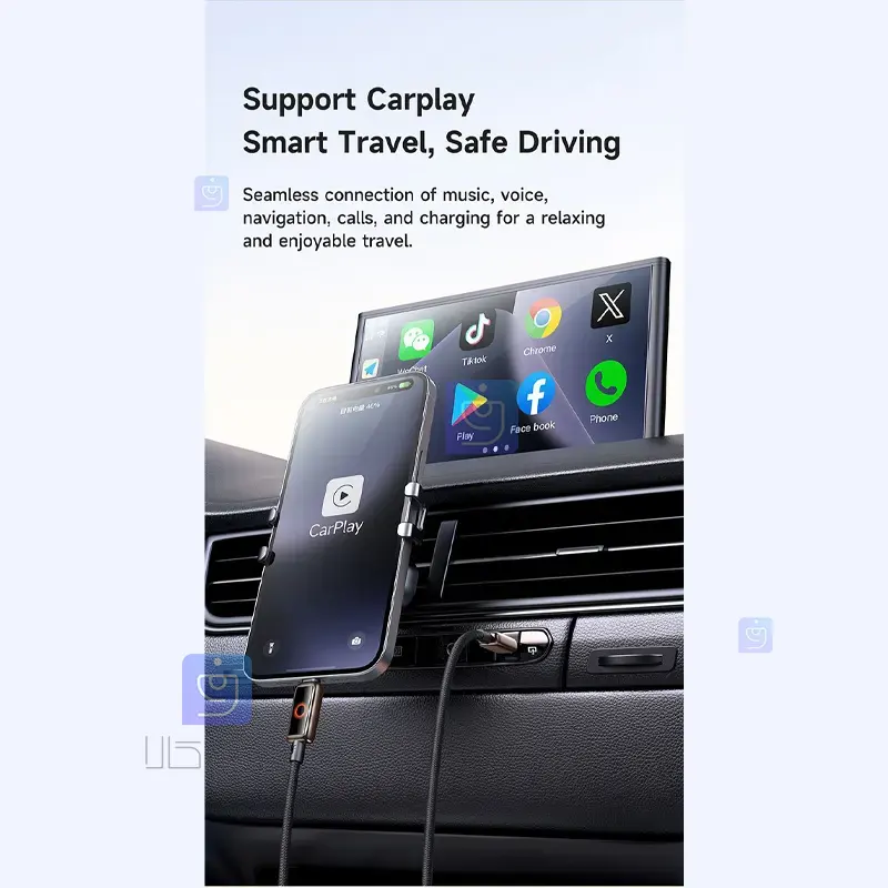 کابل شارژ سریع تایپ سی به تایپ سی قطع کن اتومات مدل MCDODO CA-668 MCDODO CA 668 Type C Fast Charging Cable 4 کابل شارژ سریع تایپ سی 100 وات مکدودو CA-668 | فارس کالا