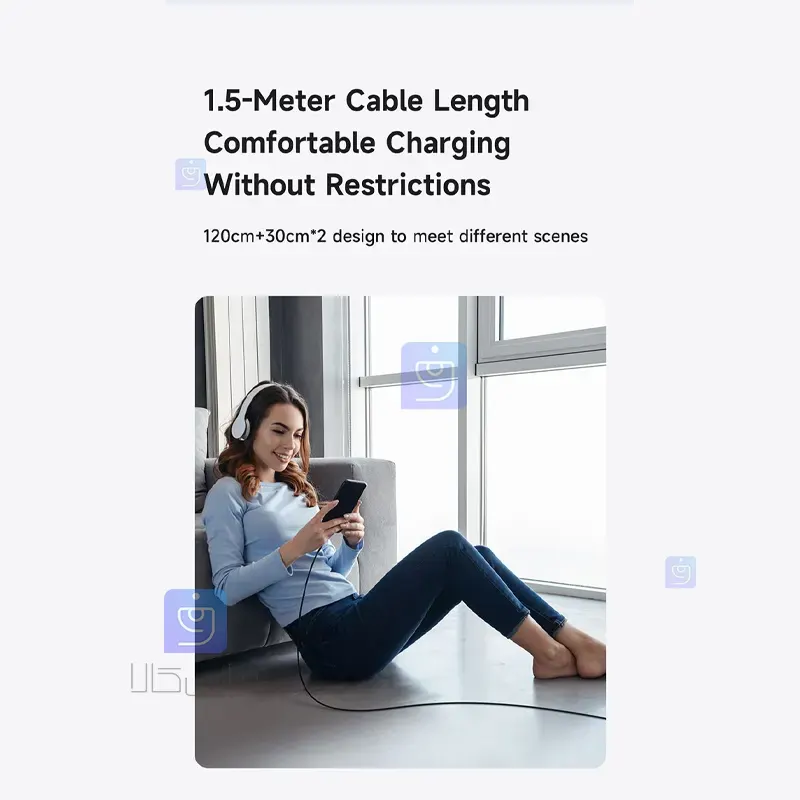 کابل شارژ سریع دو سر 100 وات مک‌دودو CA-6700 | فارس کالا