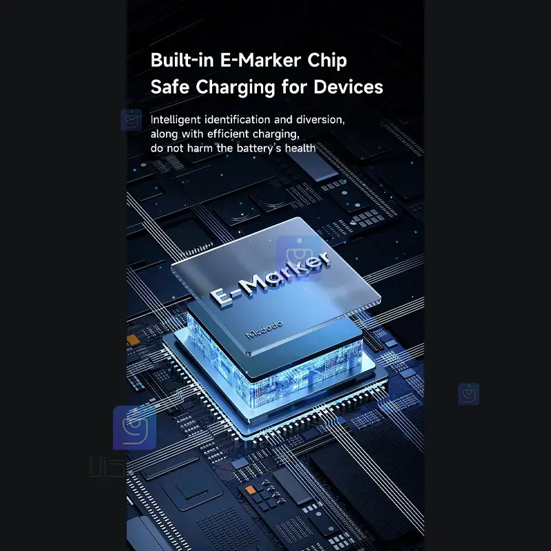 کابل شارژ سریع دو سر 100 وات مک‌دودو CA-6700 | فارس کالا