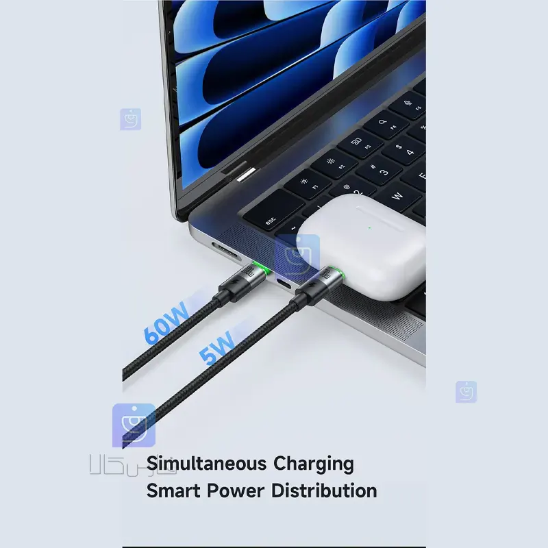 کابل شارژ سریع دو سر 100 وات مک‌دودو CA-6700 | فارس کالا