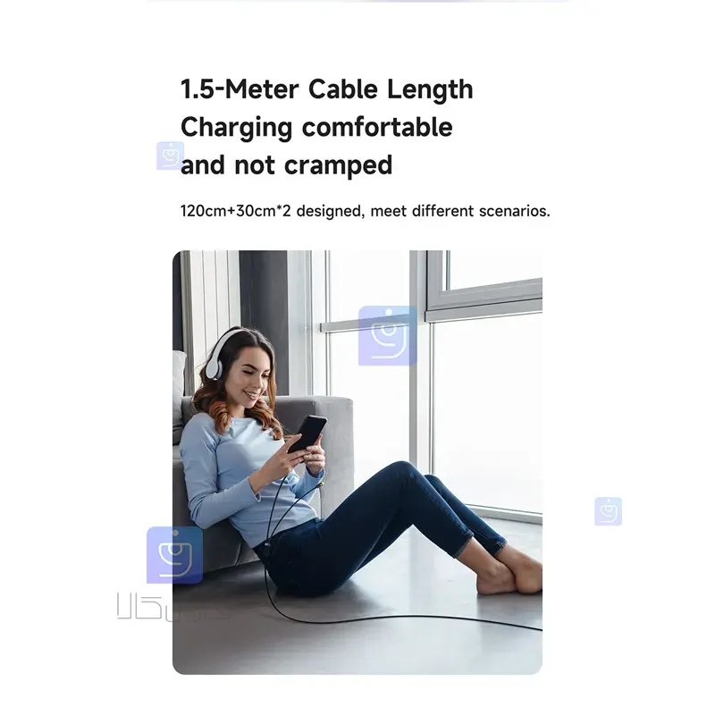 کابل شارژ دو سر 100 واتی مک‌دودو مدل MCDODO CA-6780 | فارس کالا