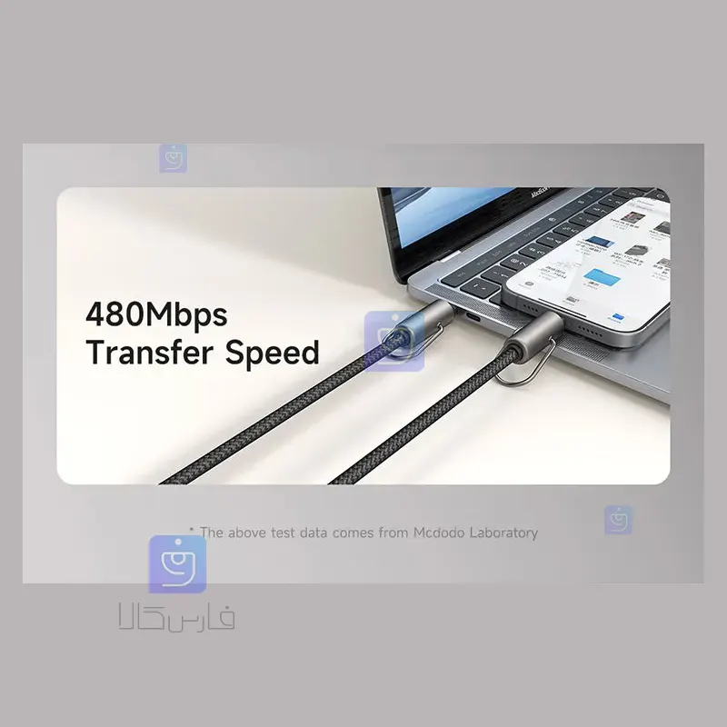 بند آیز موبایل و کابل شارژ مک‌دودو مدل MCDODO CA-682 | فارس کالا