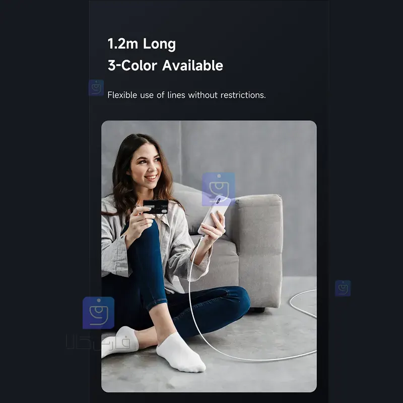 کابل شارژ سریع USB به تایپ سی 100 وات مکدودو مدل MCDODO CA-689 MCDODO CA 689 USB to Type C Fast Charging Cable 1 3 کابل شارژ سریع USB به تایپ سی مکدودو مدل CA-689 | فارس کالا