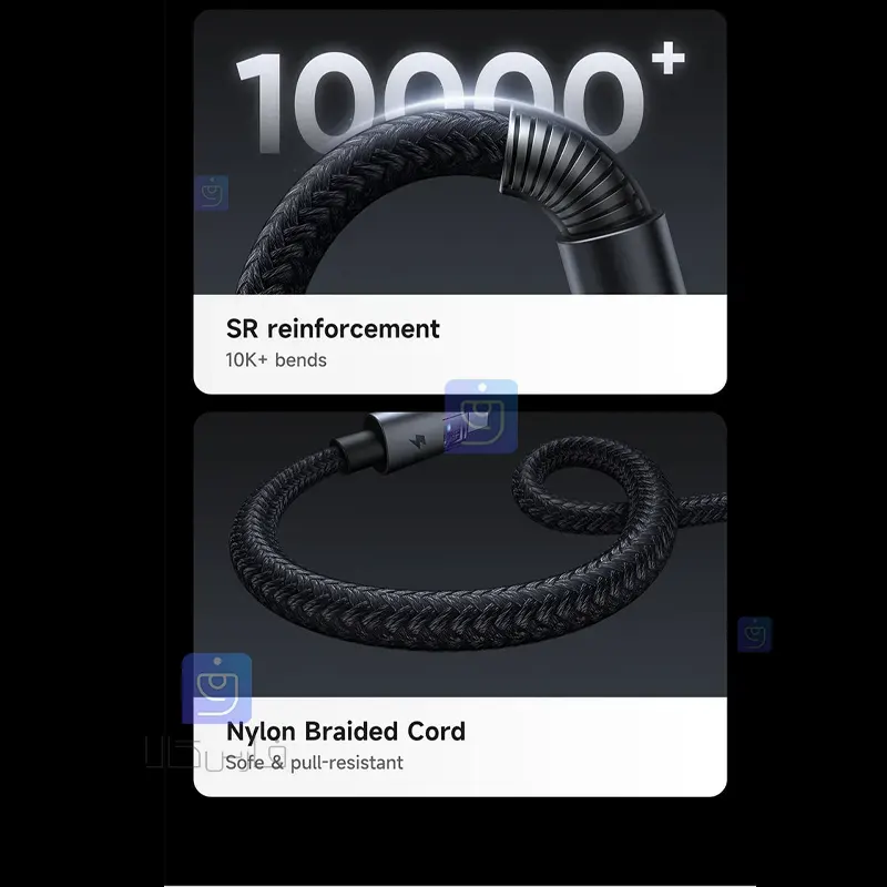 کابل شارژ سریع USB به تایپ سی 100 وات مکدودو مدل MCDODO CA-689 MCDODO CA 689 USB to Type C Fast Charging Cable 1 5 کابل شارژ سریع USB به تایپ سی مکدودو مدل CA-689 | فارس کالا