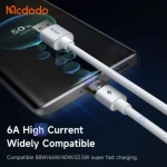 کابل شارژ سریع USB به تایپ سی 100 وات مک‌دودو مدل MCDODO CA-689