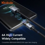 کابل شارژ سریع USB به تایپ سی 100 وات مک‌دودو مدل MCDODO CA-689