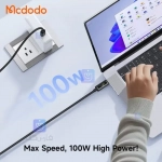 کابل شارژ سریع تایپ سی به تایپ سی 100 واتی مدل MCDODO CA-8000