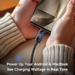 کابل شارژ سریع تایپ سی به تایپ سی 100 واتی مدل MCDODO CA-8000