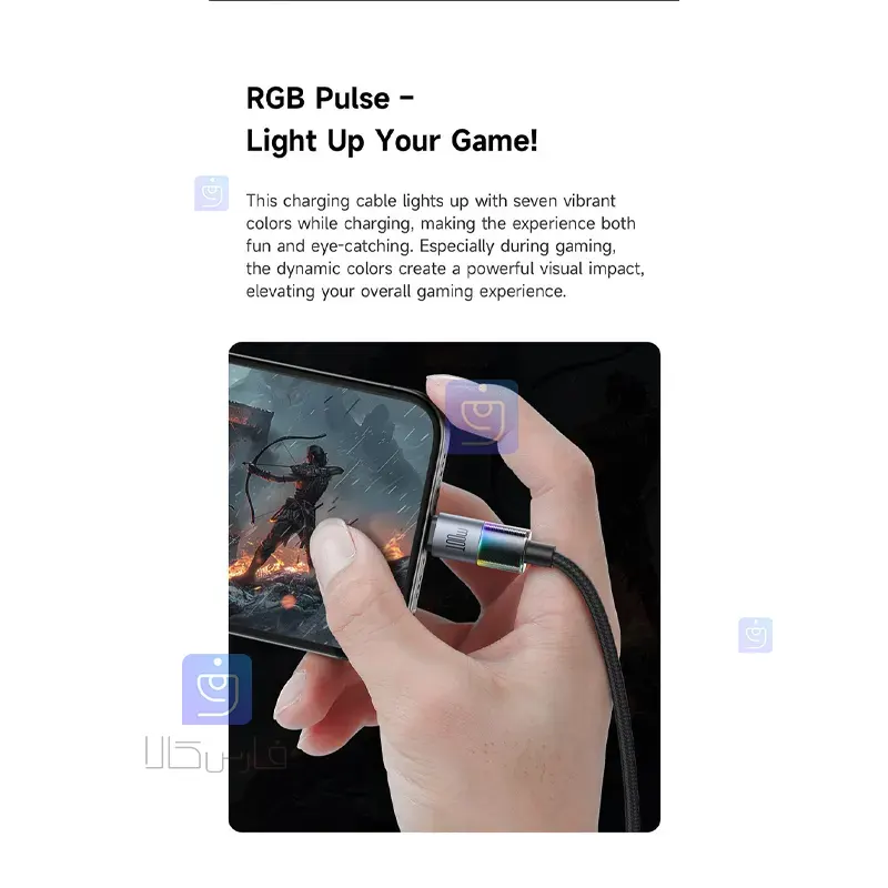 کابل شارژ سریع 100 واتی مک‌دودو مدل CA-8200 | فارس کالا