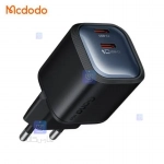 شارژر آداپتور دیواری مینی 45 واتی دو پورت مدل MCDODO CH-100