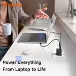 شارژر آداپتور دیواری مینی 45 واتی دو پورت مدل MCDODO CH-100