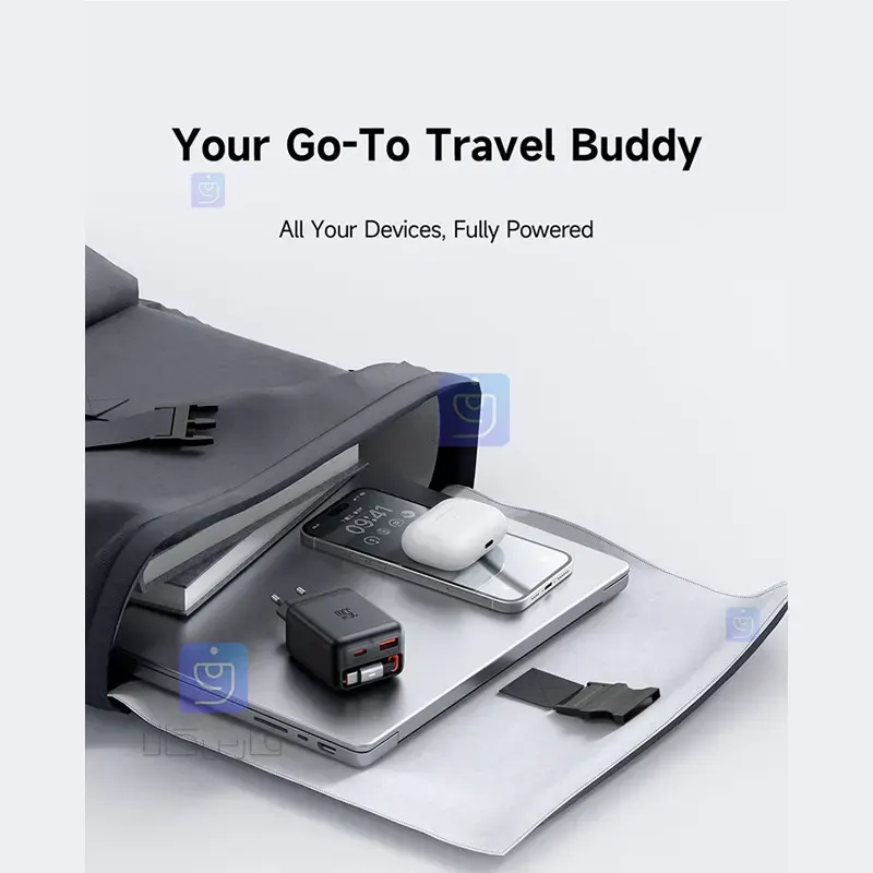 شارژر آداپتور دیواری 3پورت 35وات مک دودو مدل MCDODO CH-1280 GaN MCDODO CH 1280 GaN FreeGo 35w 11 خرید شارژر آداپتور دیواری 3پورت 35وات مدل MCDODO CH-1280 GaN | فارس کالا