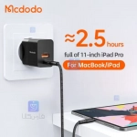 شارژر آداپتور دیواری 20 واتی مک‌دودو مدل MCDODO CH-1951
