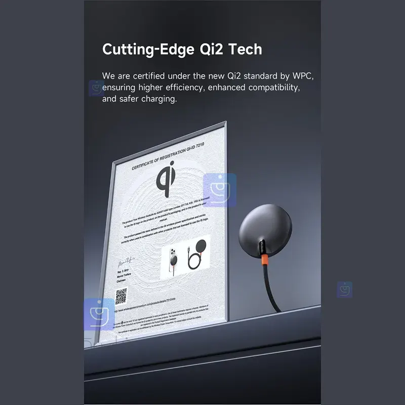 شارژر وایرلس مگنتی 15 واتی مک‌دودو CH-2860 Qi2 | فارس کالا