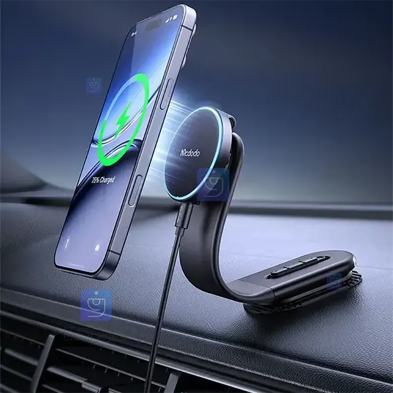 هولدر وایرلس شارژ مگنتی خم شونده مک دودو مدل MCDODO CH-6290 MCDODO CH 6290 14 خرید هولدر وایرلس شارژ مگنتی خم شونده مک دودو CH-6290 | فارس کالا