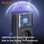 آداپتور شارژر و چند راهی محافظ برق مدل MCDODO GaN CH-0620