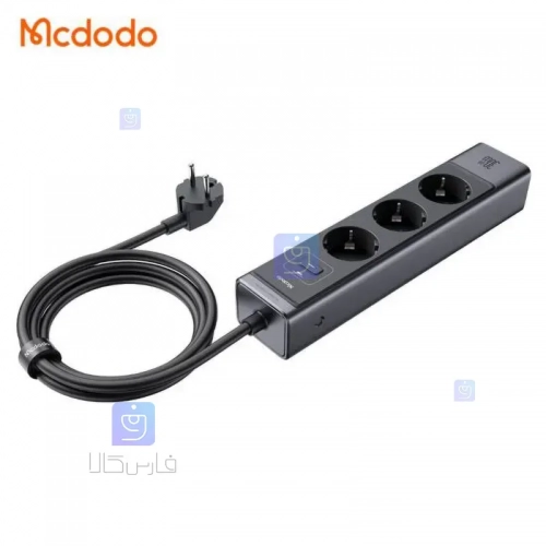 آداپتور شارژر و چند راهی محافظ برق مدل MCDODO GaN CH-0620