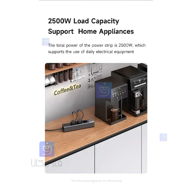 آداپتور شارژ +چندراهی محافظ برق مک‌دودو CH-0620 | فارس کالا