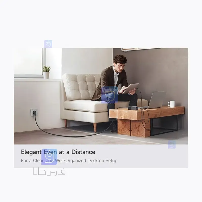 آداپتور شارژ MCDODO GaN CH-2530 MCDODO GaN CH 2530 2 13 آداپتور شارژ و چند راهی محافظ برق MCDODO GaN CH-2530 | فارس کالا