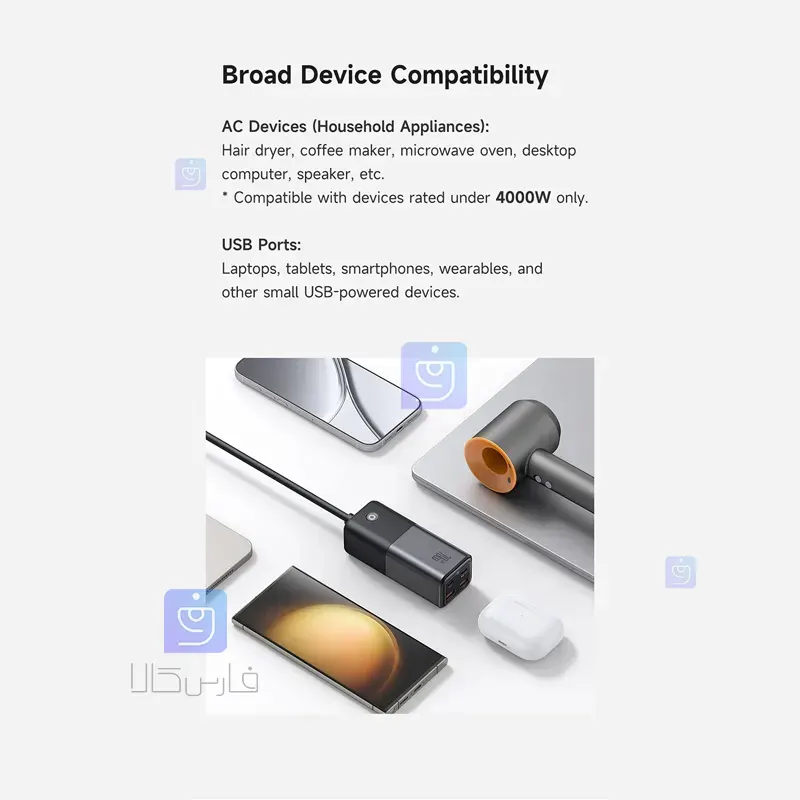 آداپتور شارژ MCDODO GaN CH-2530 MCDODO GaN CH 2530 2 6 آداپتور شارژ و چند راهی محافظ برق MCDODO GaN CH-2530 | فارس کالا