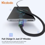 کابل شارژ USB به تایپ سی 100 واتی مک‌دودو مدل MCDODO CA-8180