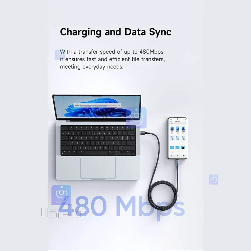 کابل شارژ USB به تایپ سی 100 واتی مک‌دودو مدل MCDODO CA-8180 1