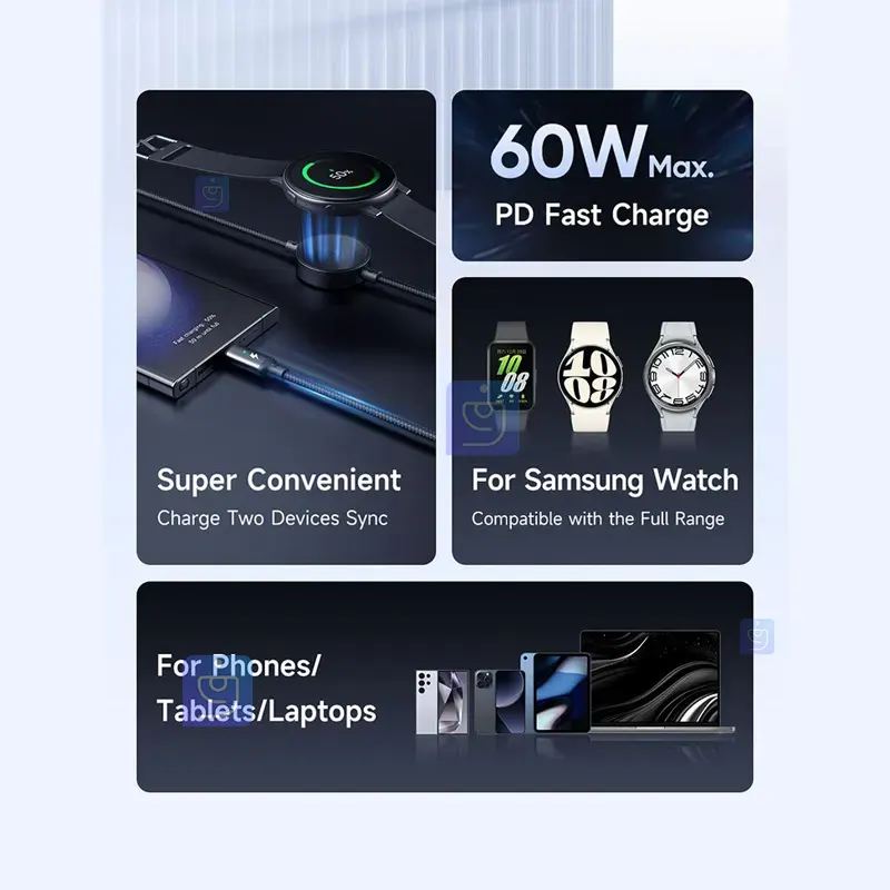 کابل شارژ موبایل و ساعت سامسونگ مدل MCDODO CA-4170 | فارس کالا