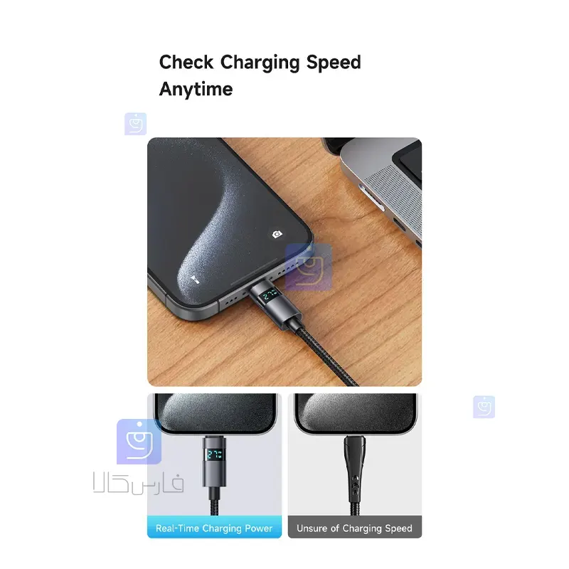 کابل شارژ سریع 100وات کارپلی مک‌دودو مدل CA-5610 | فارس کالا