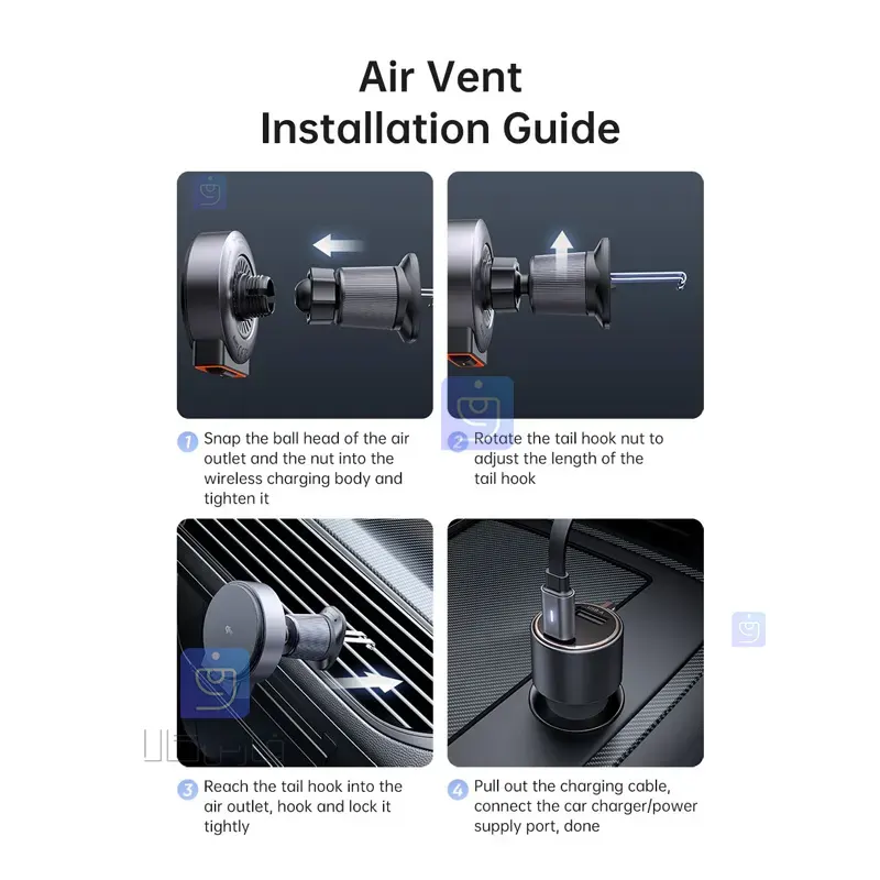 هولدر شارژر وایرلس 15 وات مک‌دودو CH-009 | فارس کالا