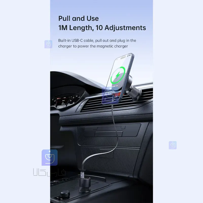 هولدر شارژر وایرلس 15 وات مک‌دودو CH-009 | فارس کالا