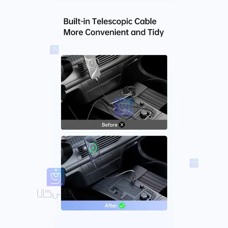 هولدر شارژر وایرلس 15 وات مک‌دودو CH-009 | فارس کالا