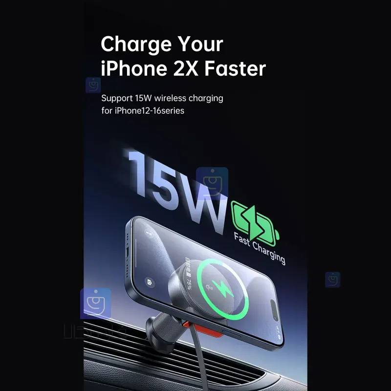 هولدر شارژر وایرلس 15 وات مک‌دودو CH-009 | فارس کالا