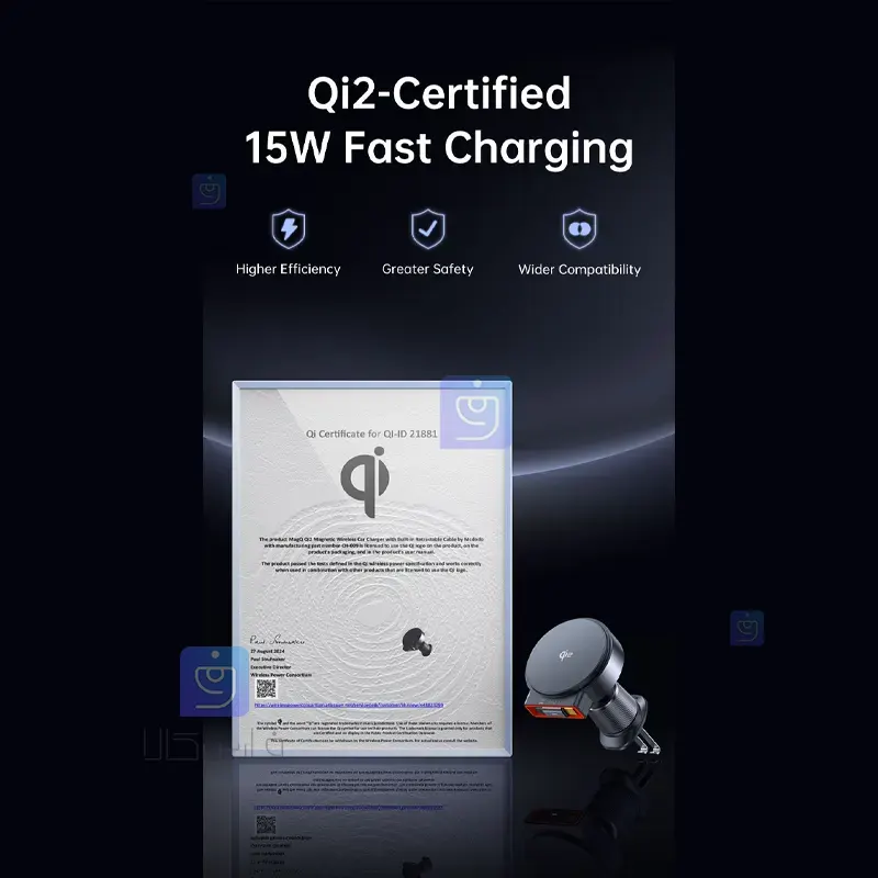 هولدر شارژر وایرلس 15 وات مک‌دودو CH-009 | فارس کالا