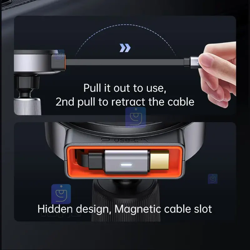 هولدر شارژر وایرلس 15 وات مک‌دودو CH-009 | فارس کالا