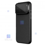 گارد فیبر آرامید نیلکین CarboProp Magnetic MagSafe Transparent Lens آیفون 17 پرو مکس