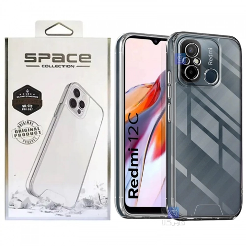 قاب پشت کریستالی محافظ لنز دار Space Collection گوشی شیائومی ردمی 12C